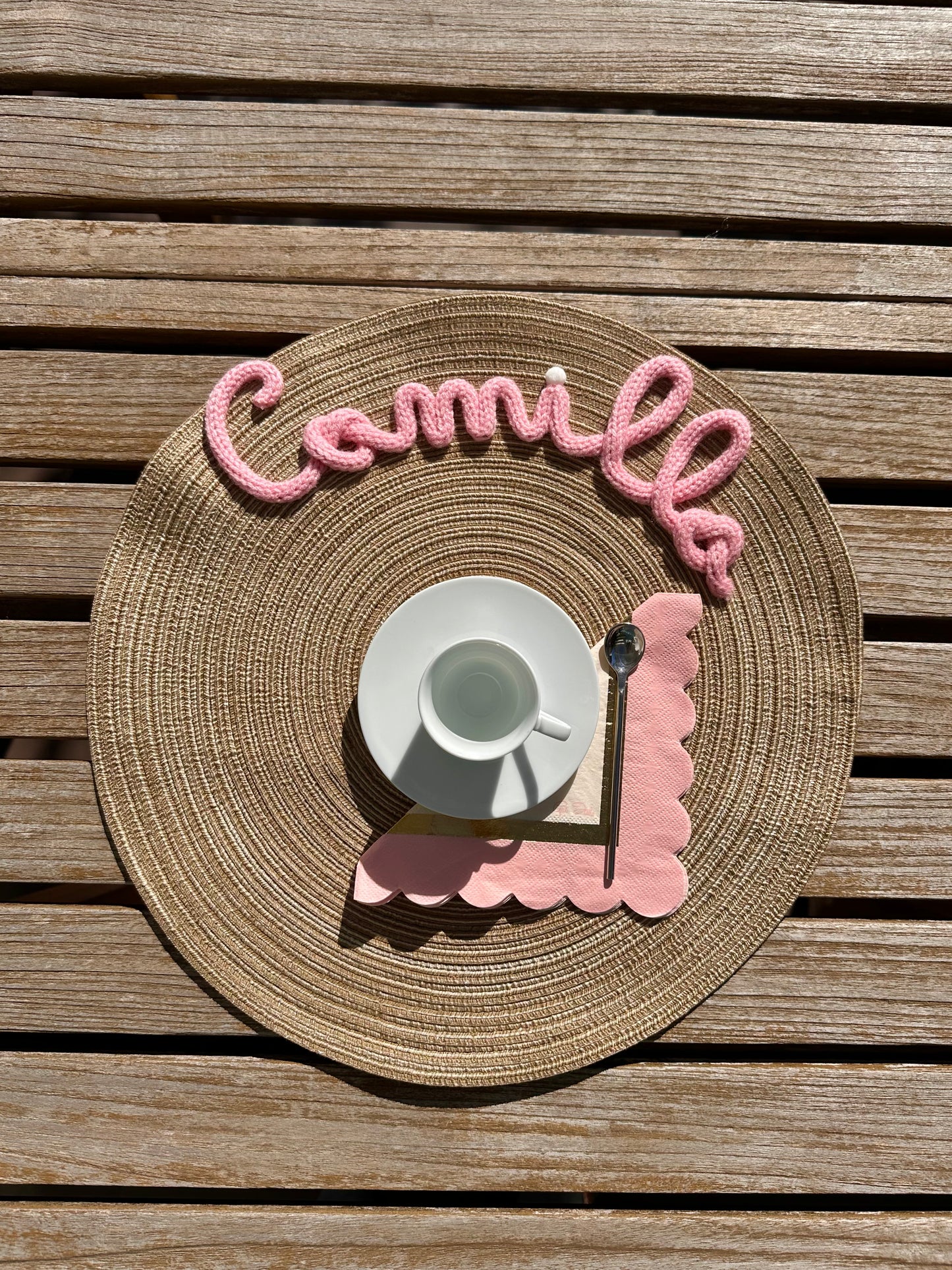 Tovaglietta Personalizzata Con Nome