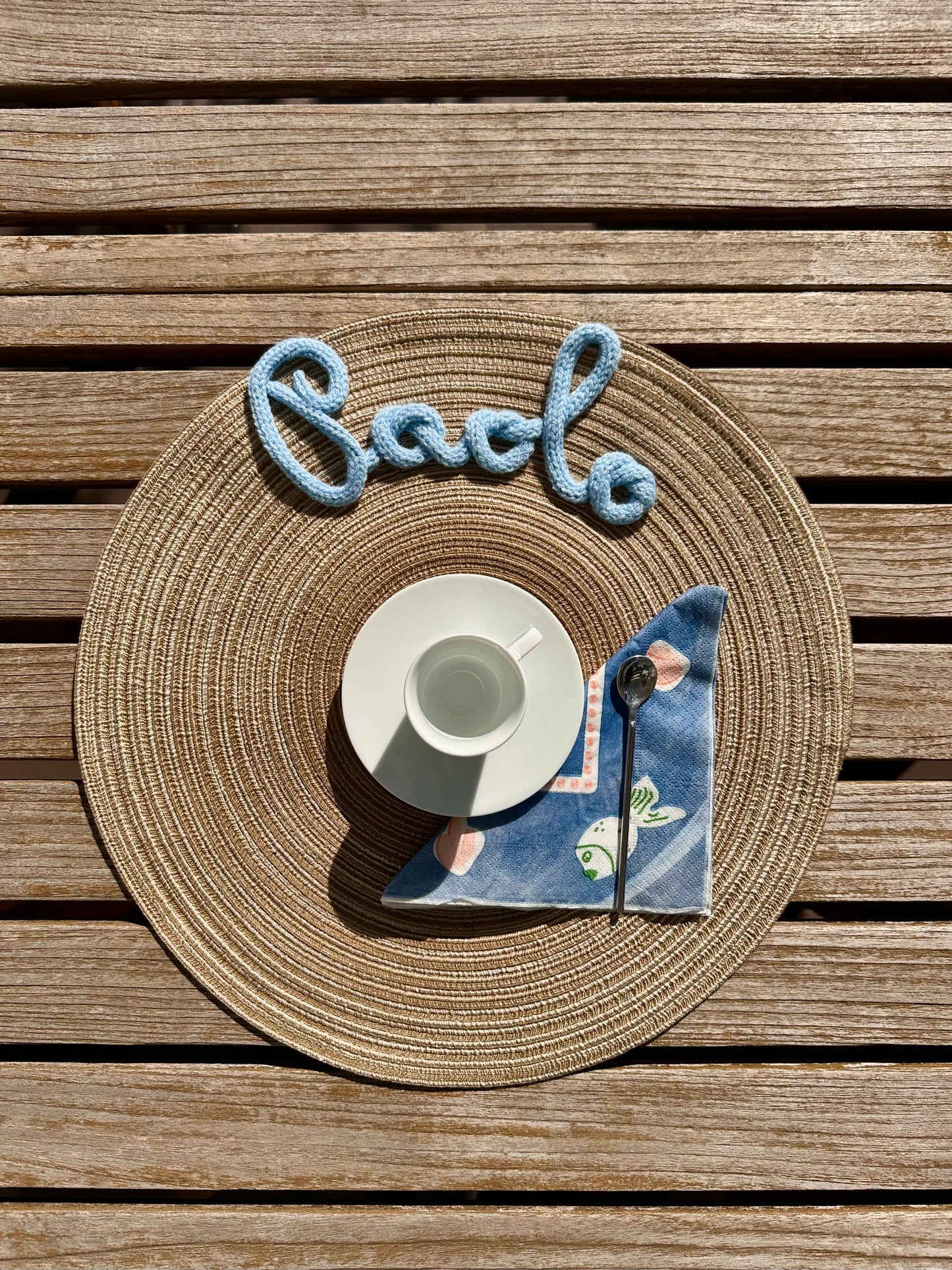 Tovaglietta Personalizzata Con Nome