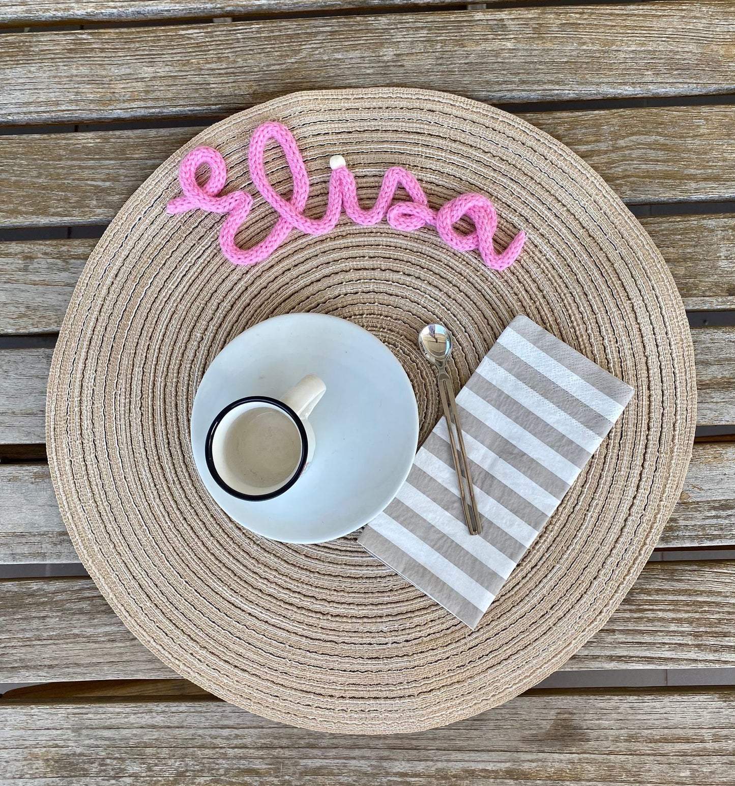 Tovaglietta Personalizzata Con Nome