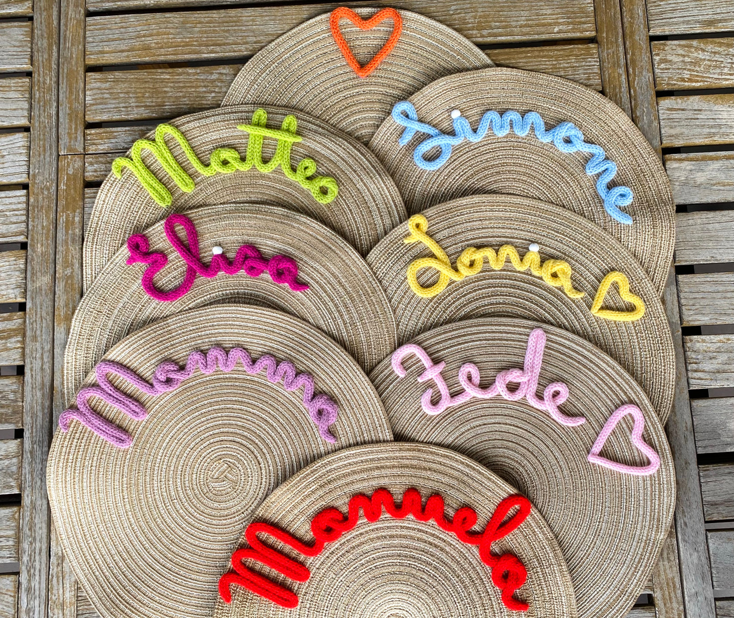 Tovaglietta Personalizzata Con Nome