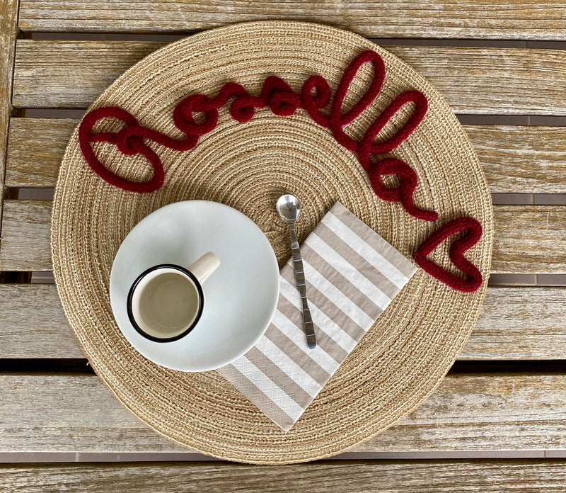 Tovaglietta in spugna personalizzabile con qualsiasi grafica Tovaglietta in spugna personalizzabile con qualsiasi grafica